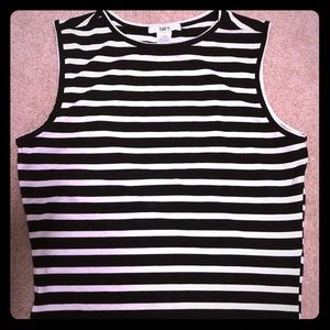 Bar 3 striped cropped top
